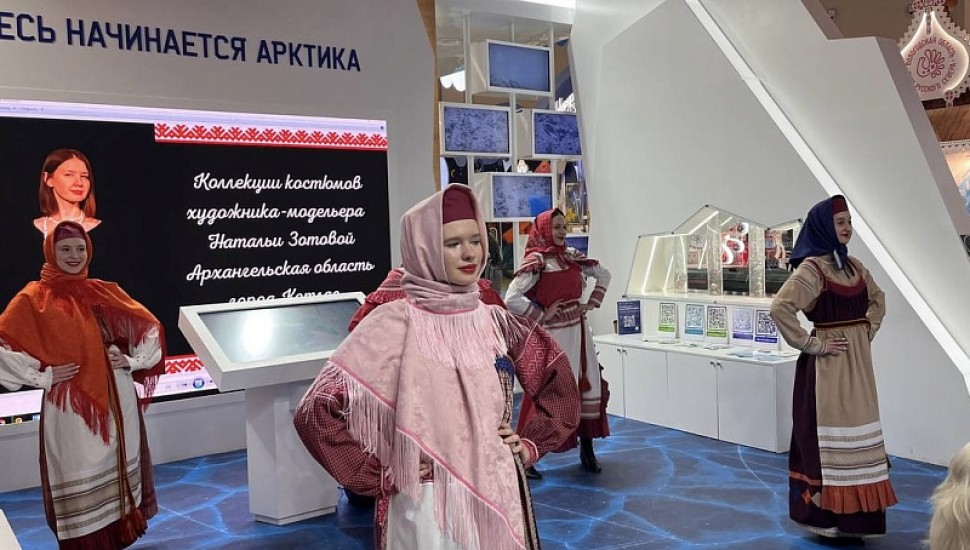Котласский округ удивил посетителей выставки «Россия» модным показом и кукольным театром